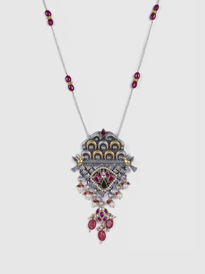 Tuhina 925 silver Jaipur Necklace set