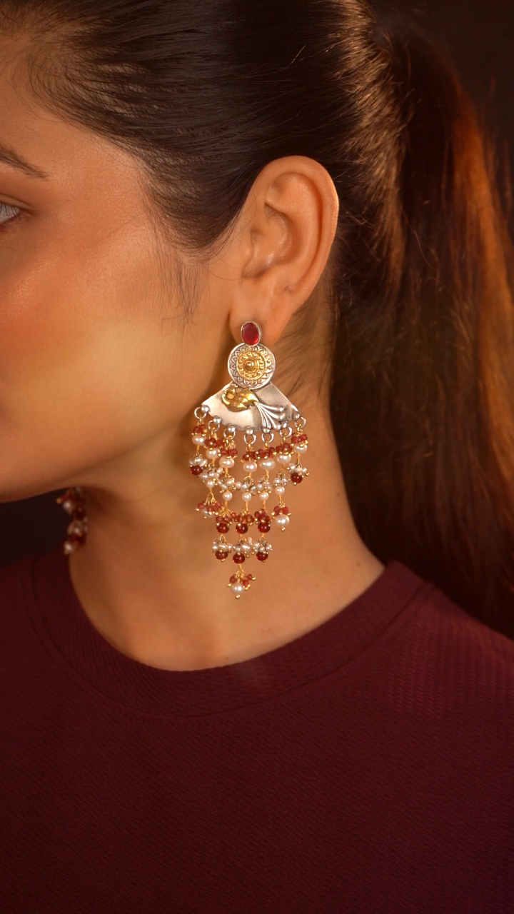 Nina Jaipur 925 silver earrings