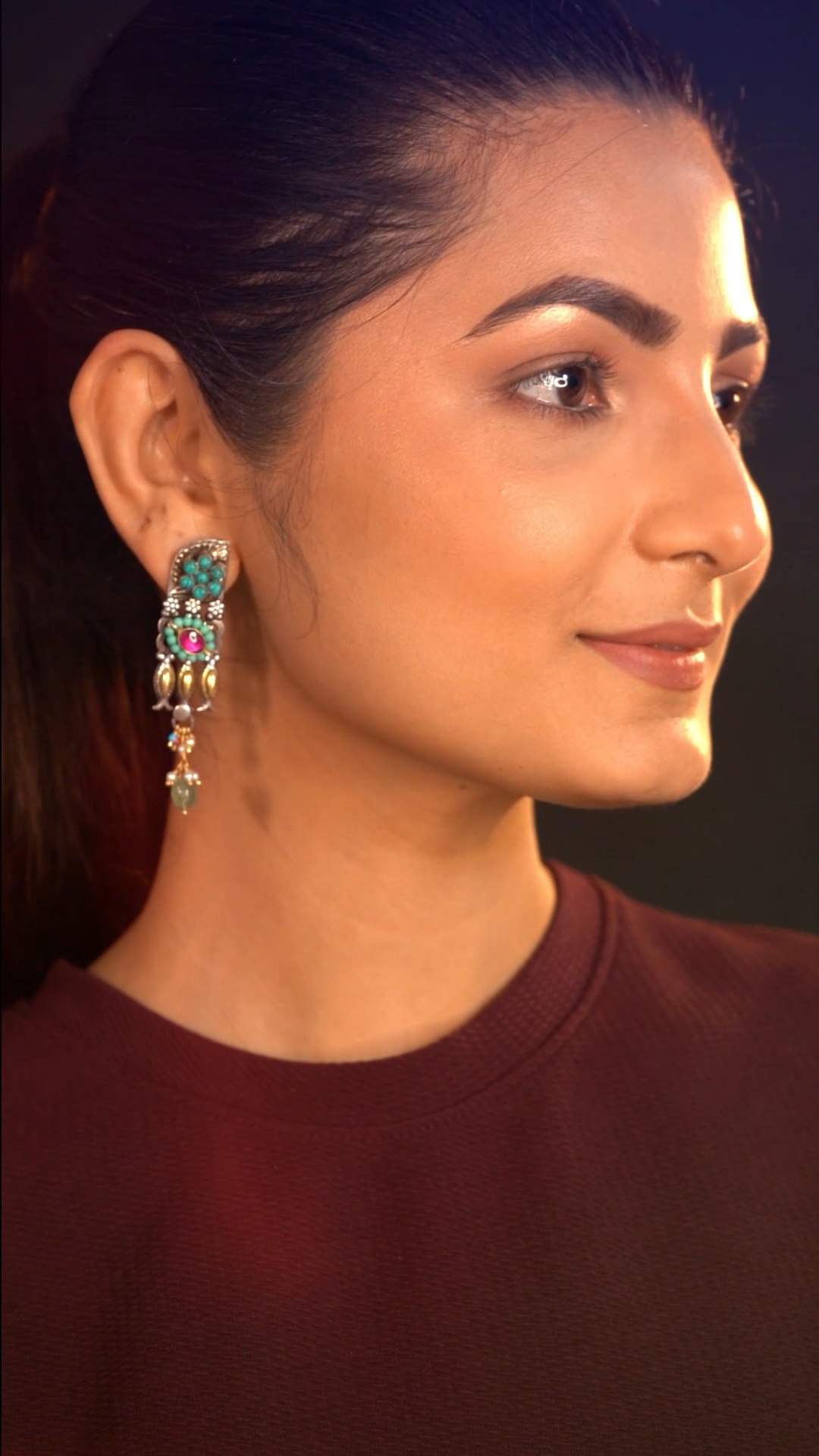 Ayati Jaipur 925 silver earrings