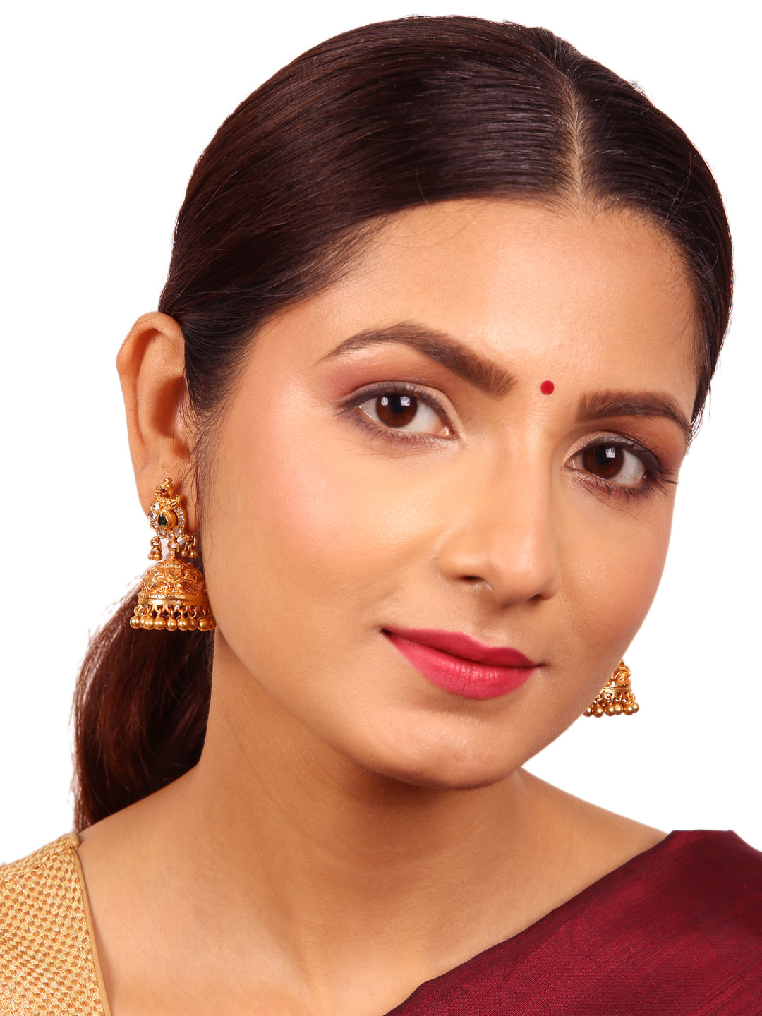 Mayura Jhumka earring