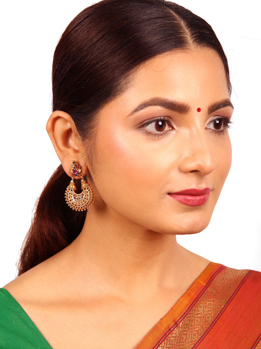 Advita Navarathna Chaandbali Earring