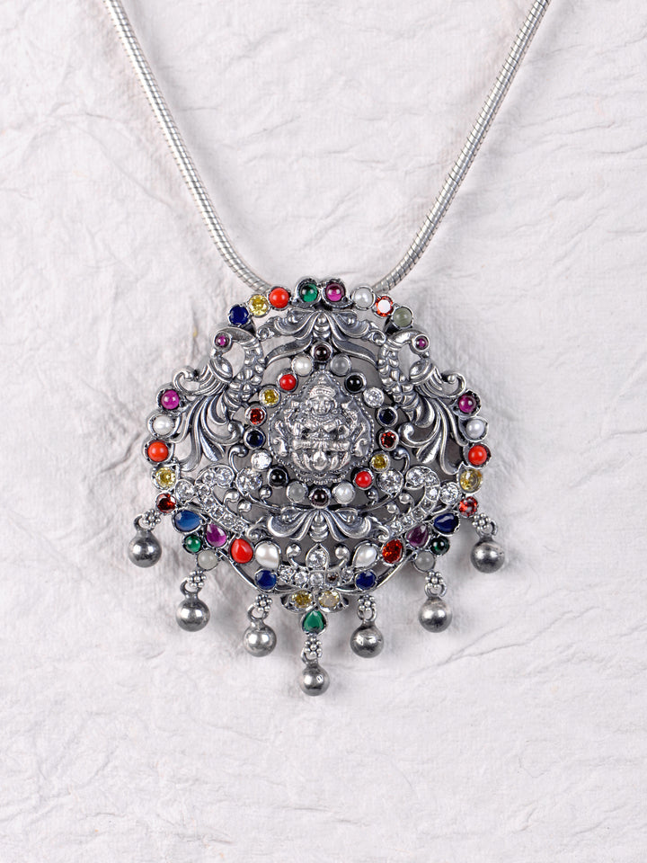 Kashvi Navarathna Lakshmi Necklace