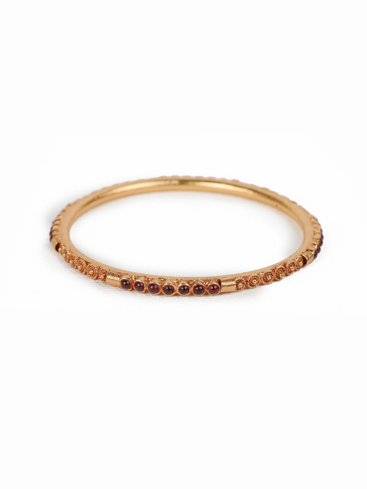 925 Silver gold plated bangle 2.6 Size
