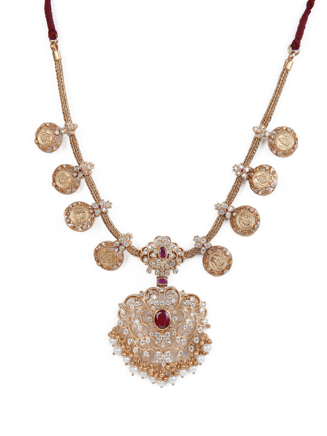 Anusuya Lakshmi Coin Necklace