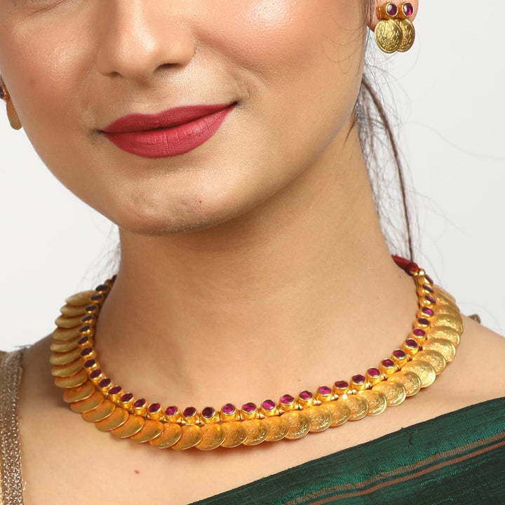 Lakshmi coin Necklace