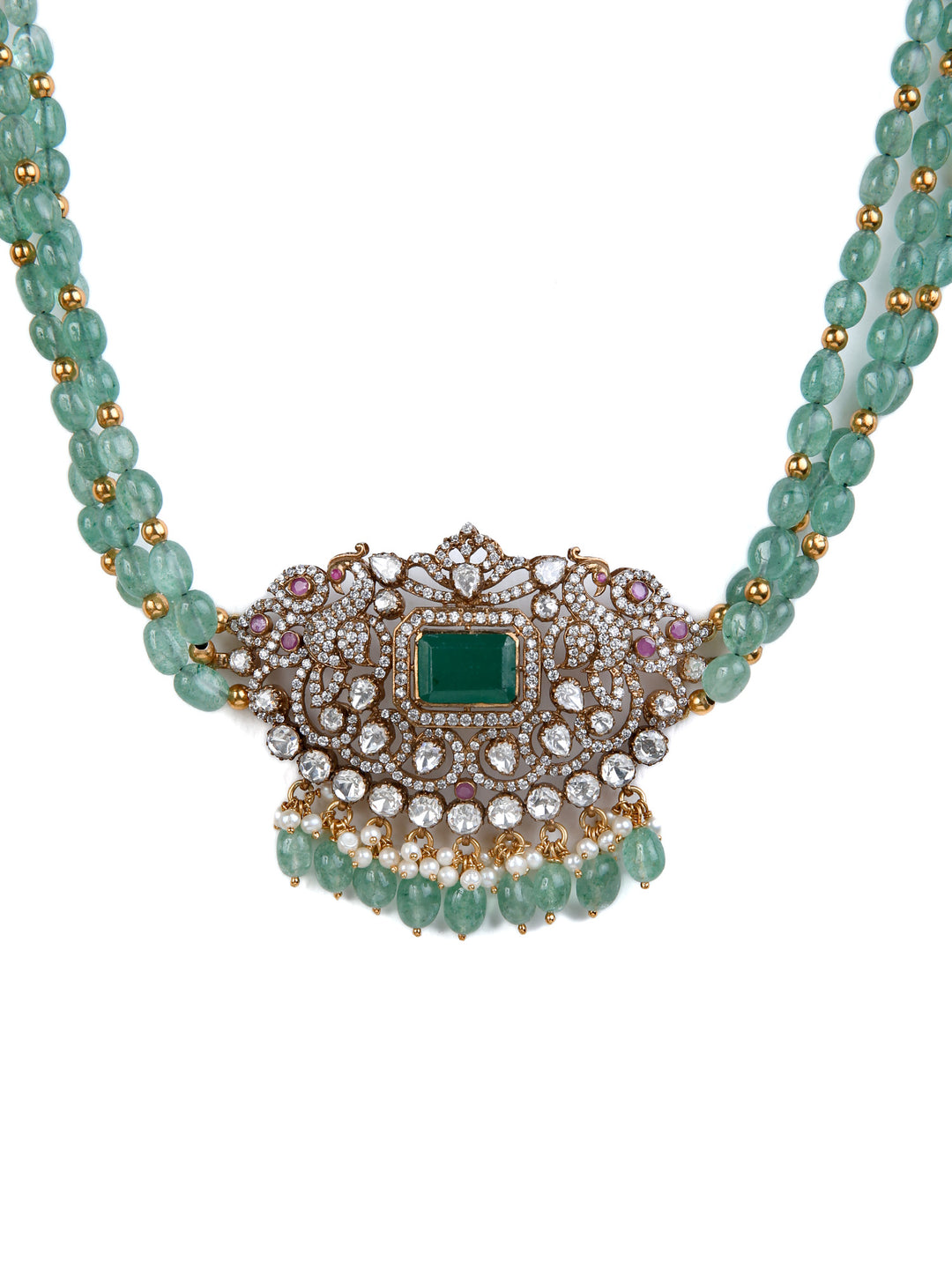 925 Silver Victorian Sitara necklace