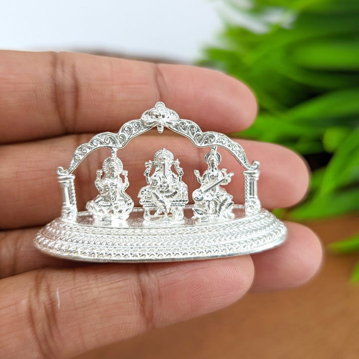 Pure silver statue- Silver god idol /Lakshmi /Ganesha - Saraswathi idol - 925 silver gift items- return gift for Navaratri & housewarming