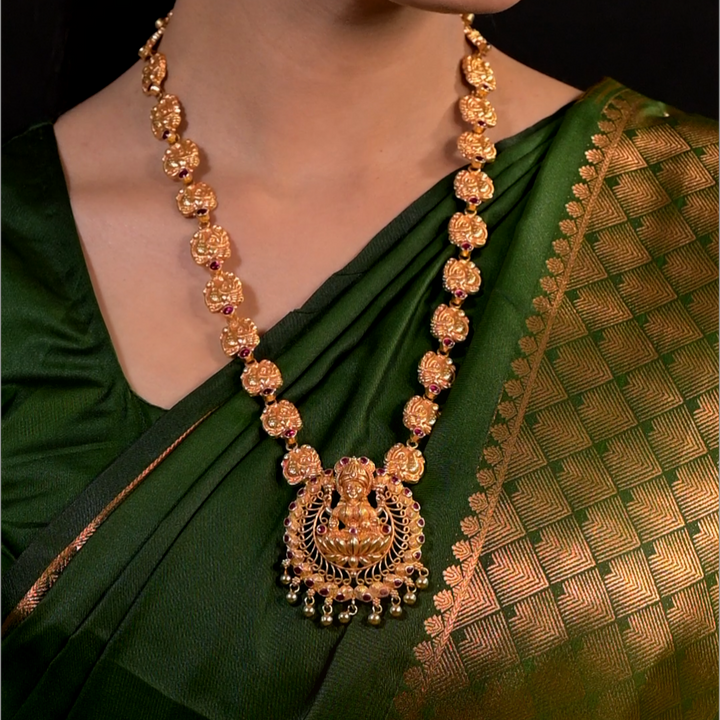 Lakshmi Peacock Necklace