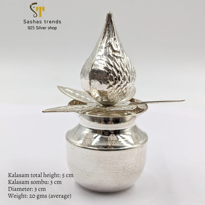 small kalasam / subh kalash/ purna kumbh/ mangal ghat / Silver gifts / Religious Items / Pooja Items