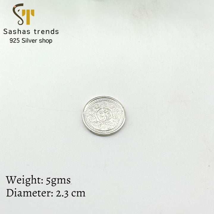999 Pure silver 5 Gram Ganesh Coin