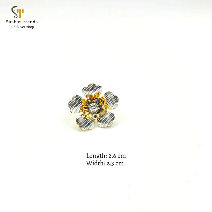 Puja Silver Flower