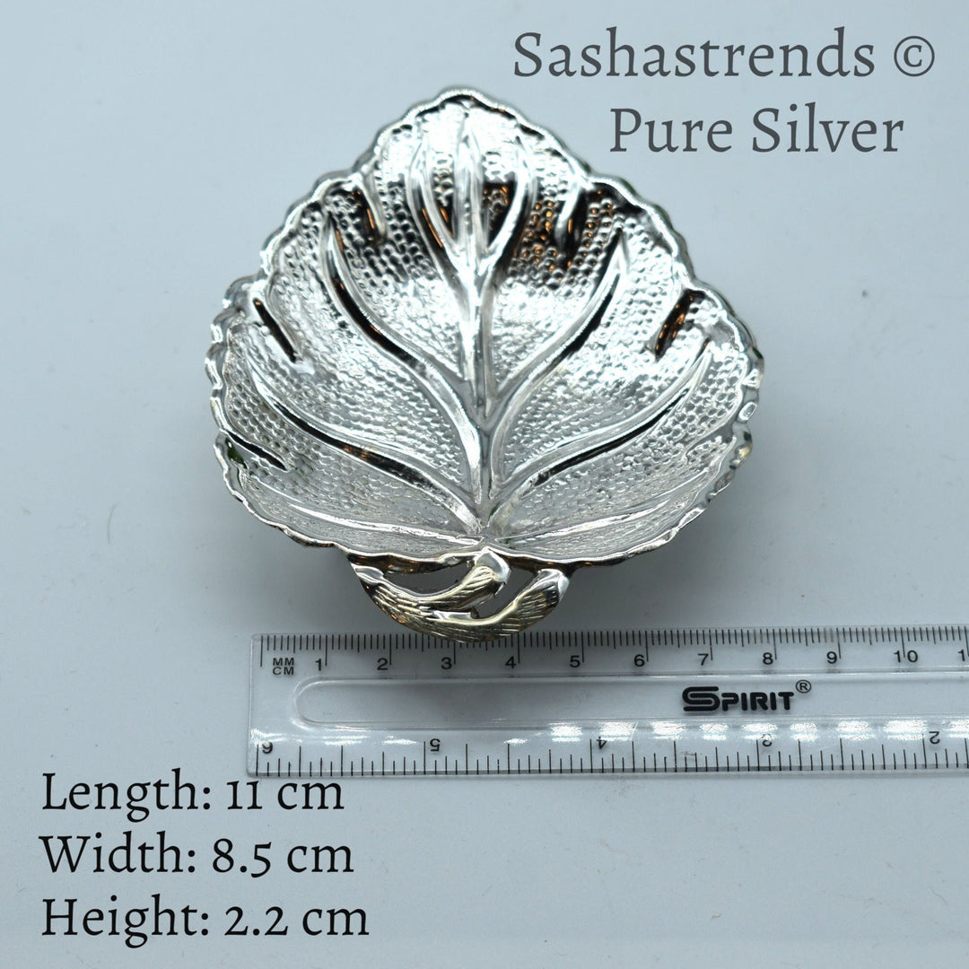 Silver bowl- pure silver gift items- silver pooja items for home, return gift for navarathri,wedding & housewarming