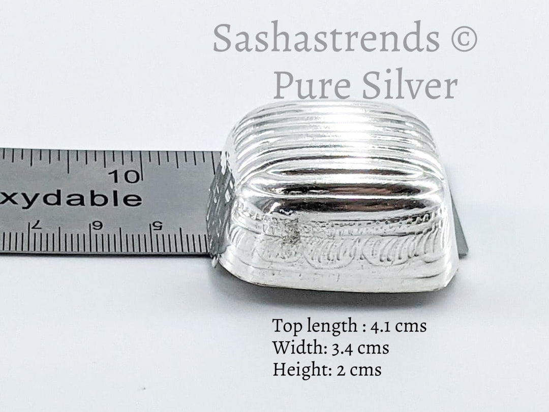 Silver mini donne- pure silver gift items- silver pooja items for home, return gift for navarathri,wedding &housewarming
